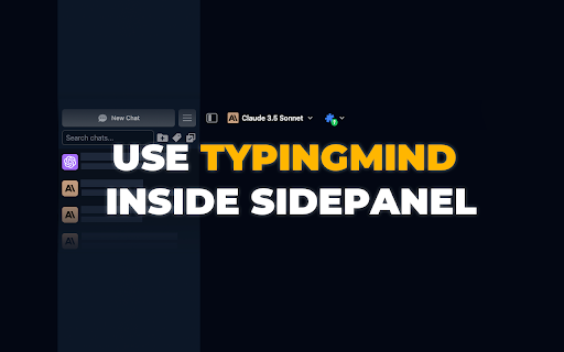 Typingmind in Sidepanel | AI Tools Worth